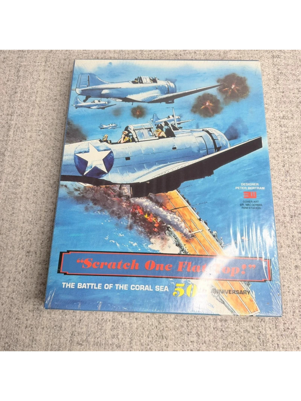 New Sealed 1992 Scratch One Flat Top 3W Battle Coral Sea WWII Wargame #730